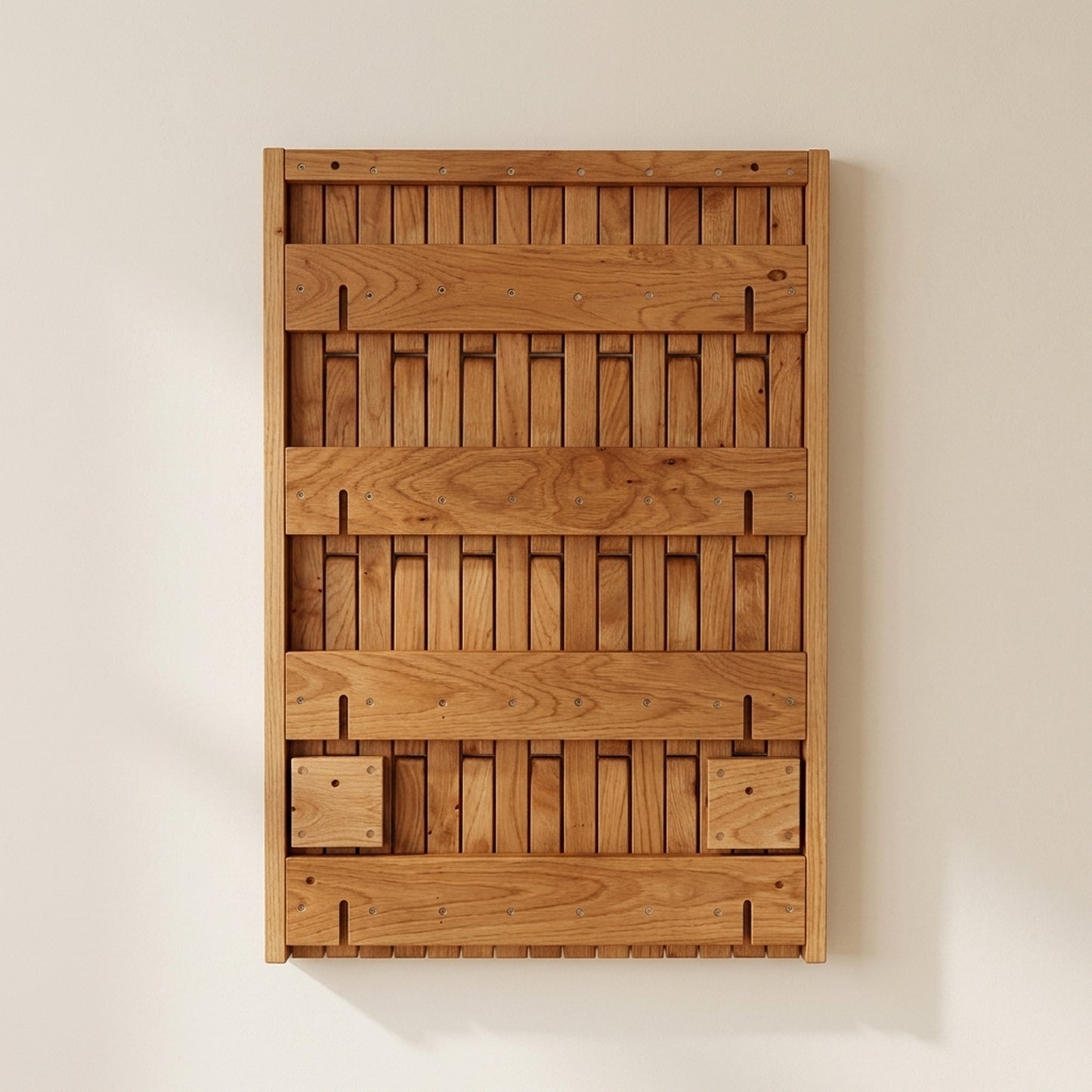 Wall Mounted Wooden Coat Rack