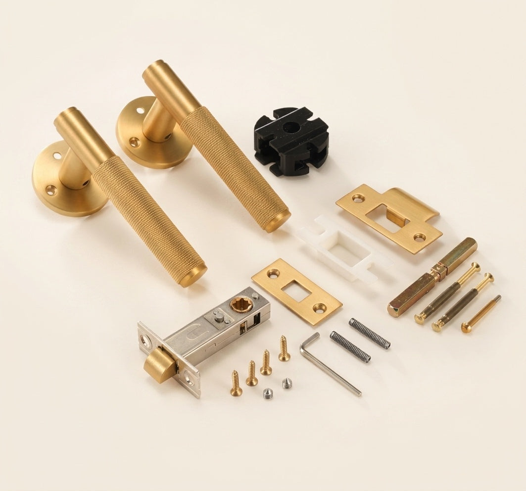 Knurled Door Lever