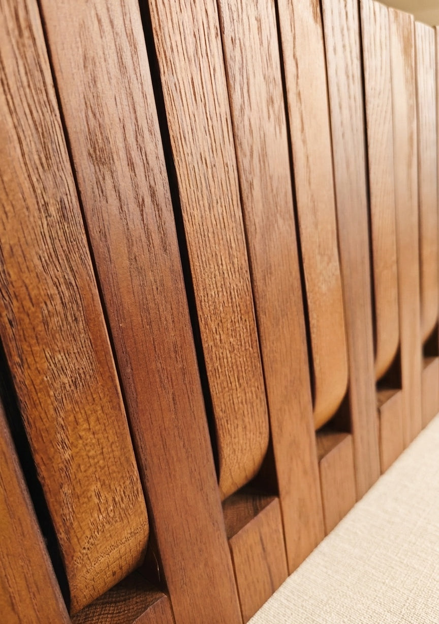 Walnut Wall-Mounted Coat Rack