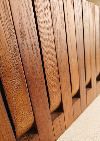 Walnut Wall-Mounted Coat Rack