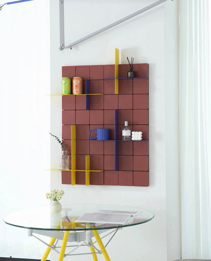 Flexible Modular Wall Shelf Panel — Adjustable Storage & Display Grid, Modern Wall Organizer