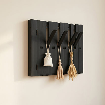 Black Wooden Electrical Box Cover, Wall Rack Storage