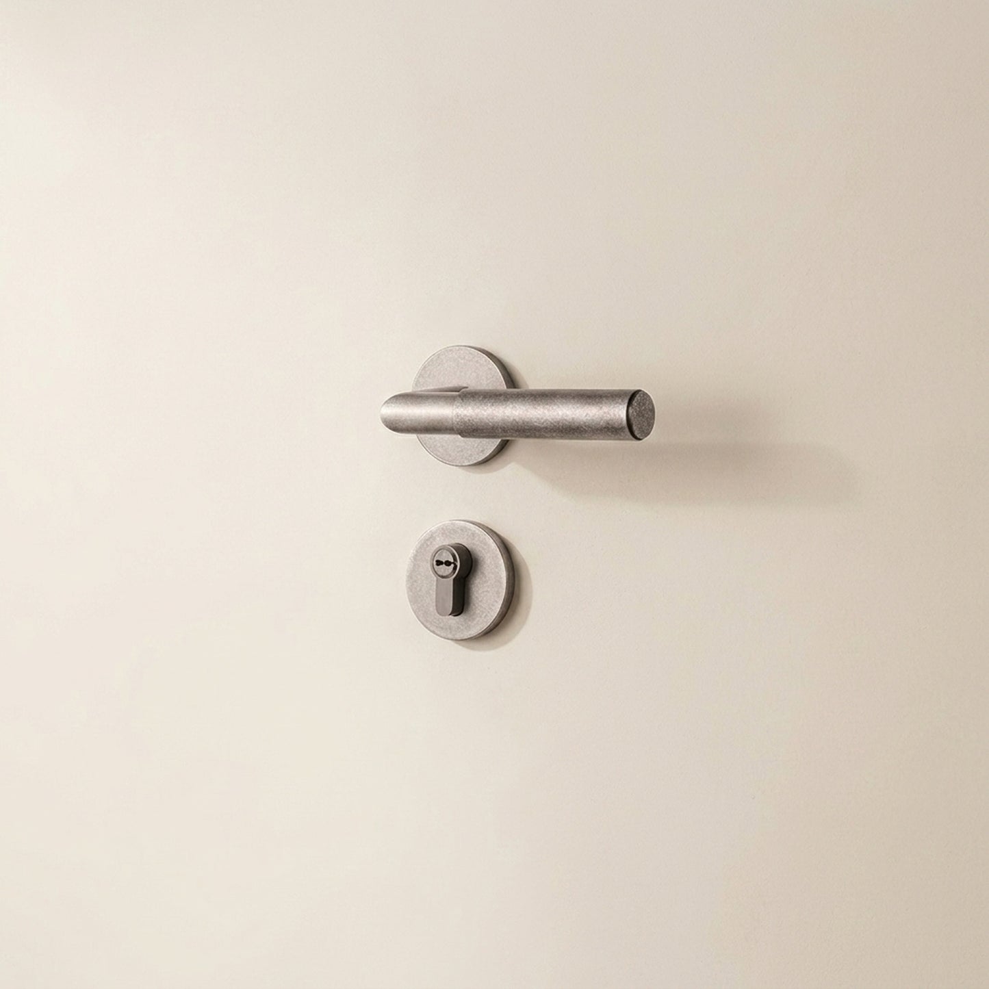 Solid Brass Cowhide Leather Door Lever (Copy)