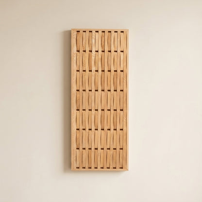Solid Red Oak Foldable Wall Rack