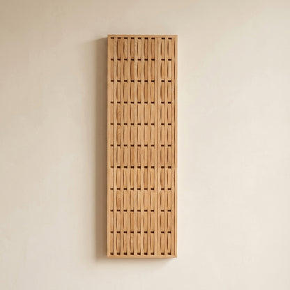 Solid Red Oak Foldable Wall Rack