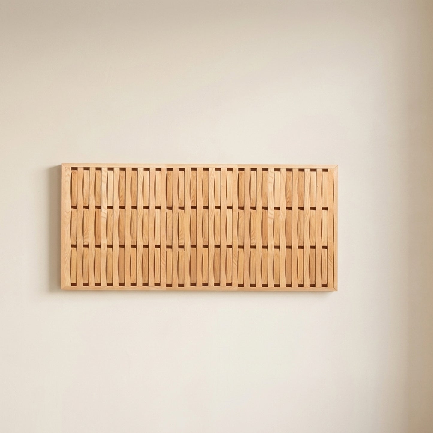Solid Red Oak Foldable Wall Rack