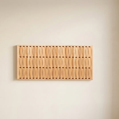 Solid Red Oak Foldable Wall Rack