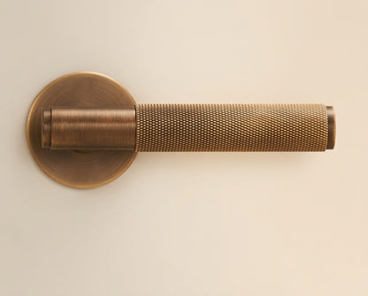 Knurled Door Lever