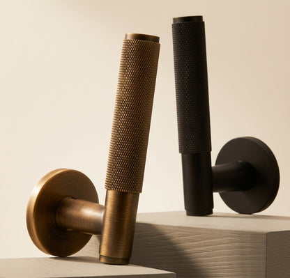 Knurled Door Lever