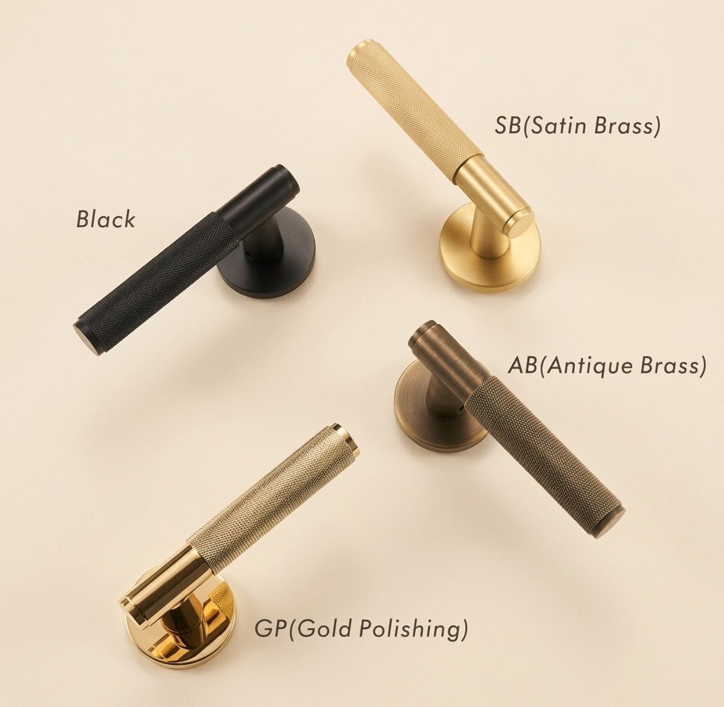 Knurled Door Lever