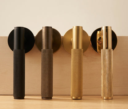 Knurled Door Lever