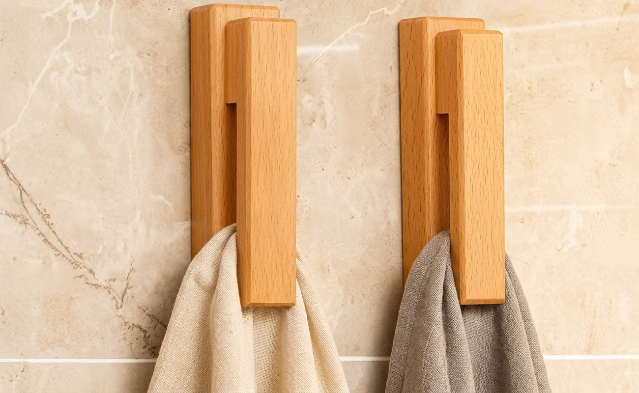 MarBel Towel Holder Wooden