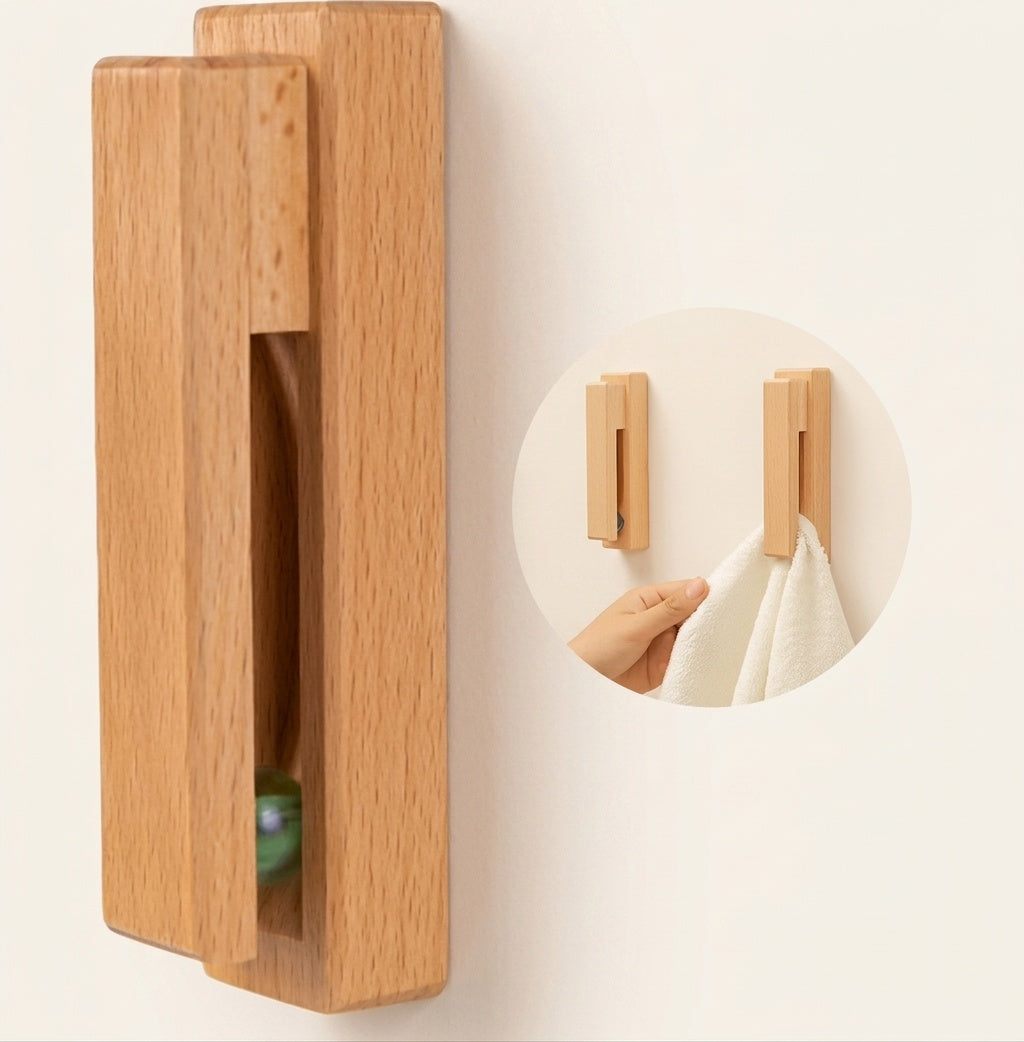 MarBel Towel Holder Wooden