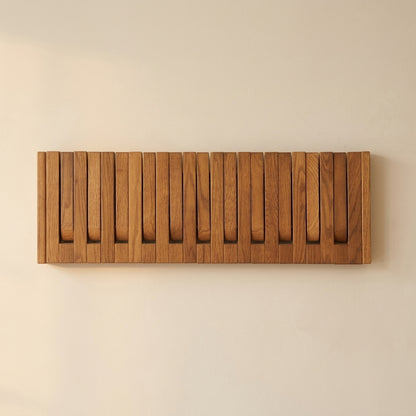 Wooden Wall-Mounted Piano Coat Rack