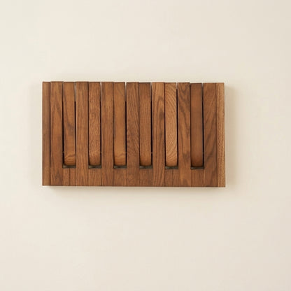 Wooden Wall-Mounted Piano Coat Rack