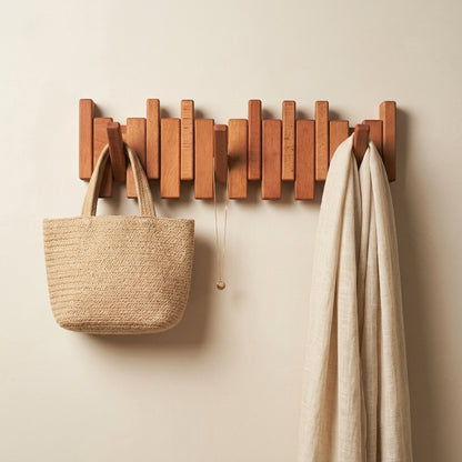 Beech Wood Wall Rack