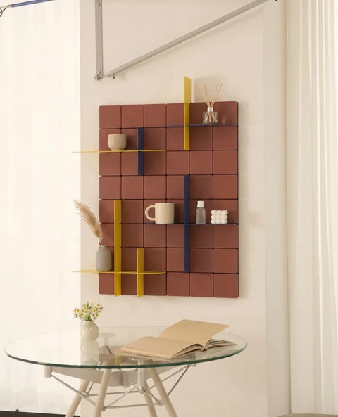 Flexible Modular Wall Shelf Panel